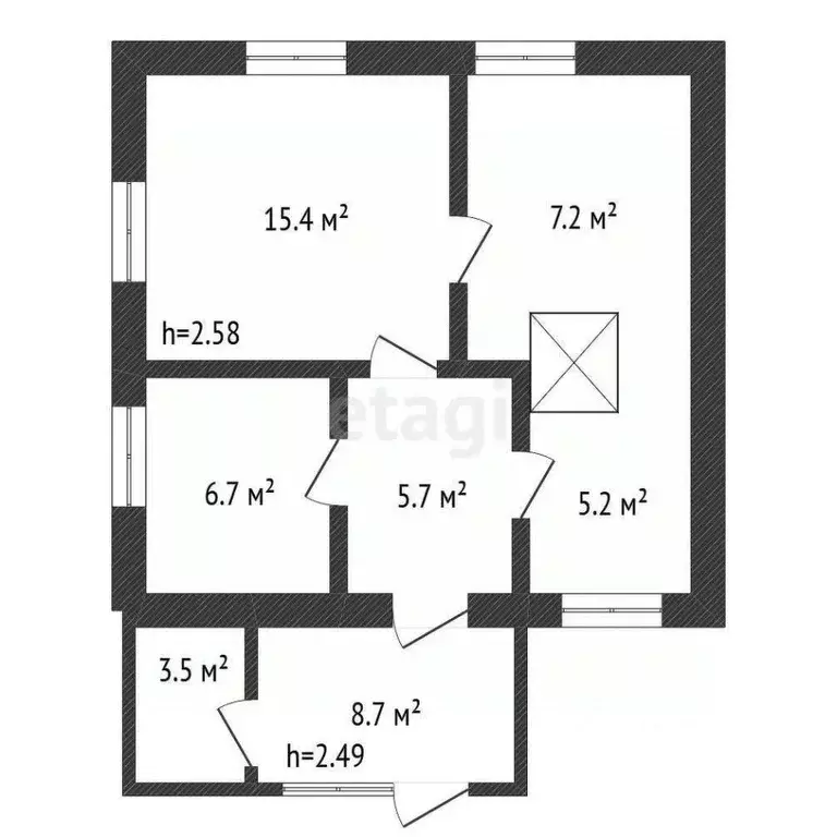 Дом в Амурская область, Ивановский муниципальный округ, с. Богородское ... - Фото 1