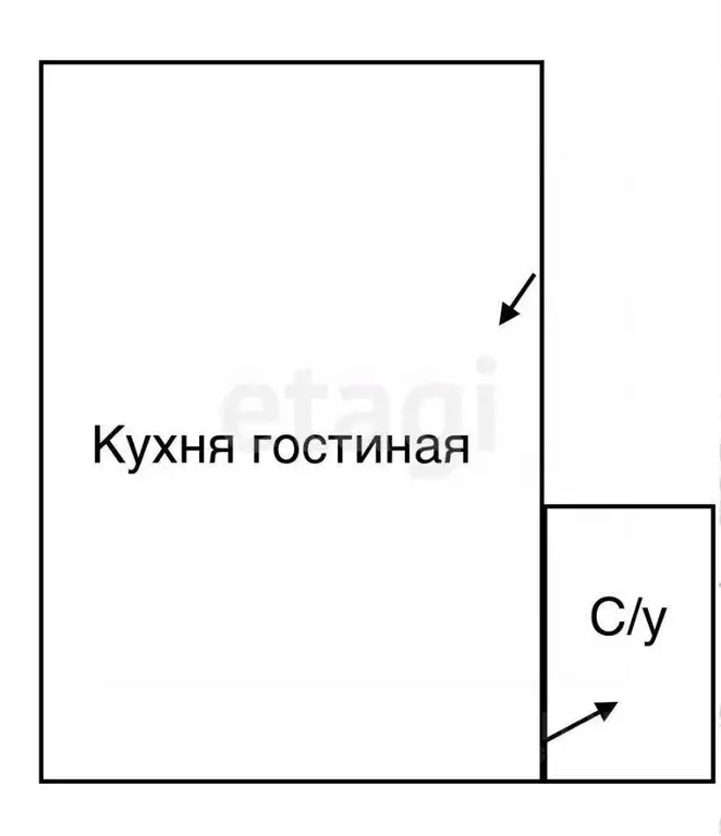 Студия Краснодарский край, Анапа ул. Омелькова, 18 (22.0 м) - Фото 2