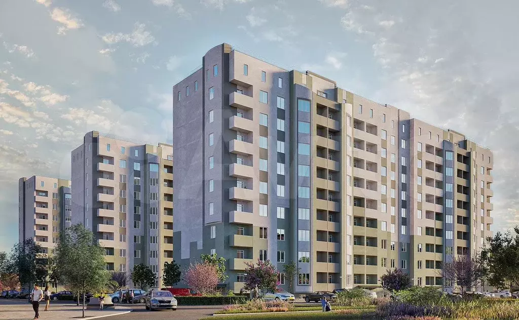 1-к. квартира, 38,5 м, 2/9 эт. - Фото 0