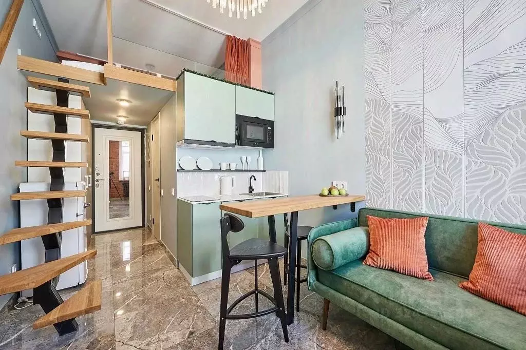 1-к кв. Москва пер. Колокольников, 22С5 (18.0 м) - Фото 2