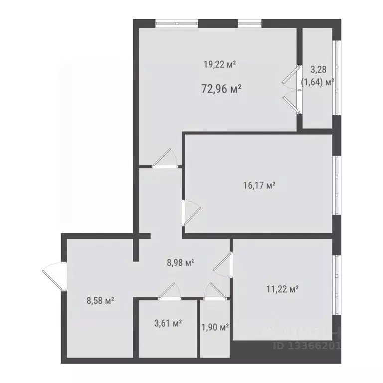 2-к кв. Сахалинская область, Южно-Сахалинск ул. Ленина (71.32 м) - Фото 1