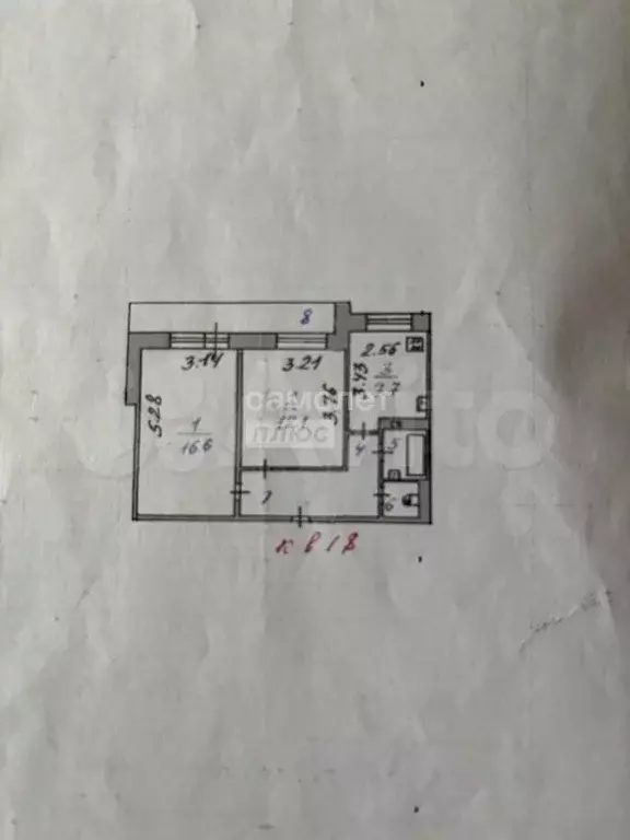 2-к. квартира, 46 м, 5/9 эт. - Фото 0
