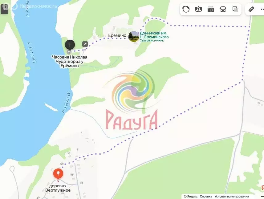 Участок в Волжское сельское поселение, деревня Вертлужное (20 м) - Фото 2