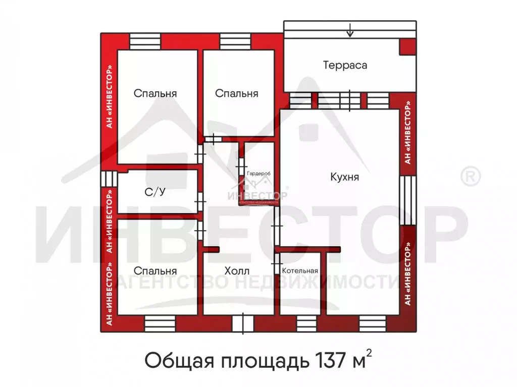 Дом в деревня Малиновка, СНТ Малиновка, улица 8-й квартал, 72 (137 м) - Фото 1