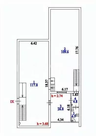 Помещение свободного назначения в Москва Профсоюзная ул., 104 (263 м) - Фото 1