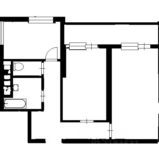 2-к кв. Севастополь ул. Парковая, 12 (70.0 м) - Фото 1