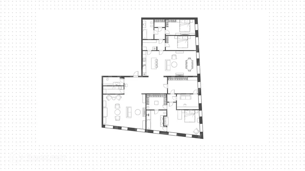 Продаётся 6-к квартира, 315.1 м - Фото 1