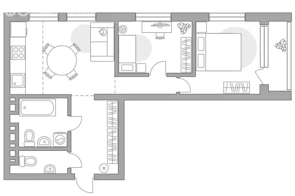3-комнатная квартира: Уфа, жилой район Зелёная Роща, жилой комплекс ... - Фото 1