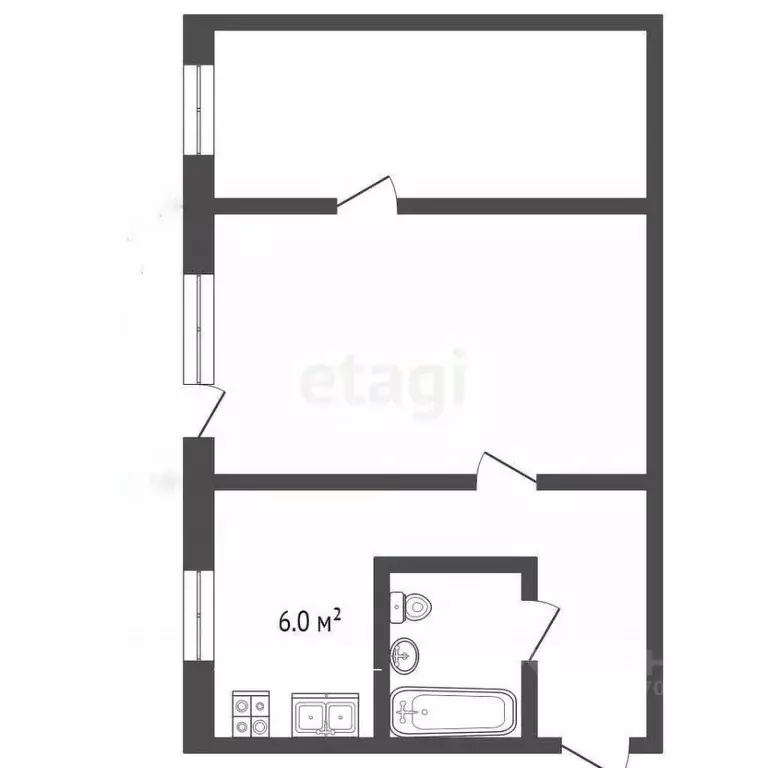 2-к кв. Московская область, Воскресенск городской округ, с. ... - Фото 2
