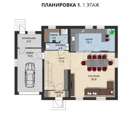 Дом 228,5 м на участке 16,7 сот. - Фото 0