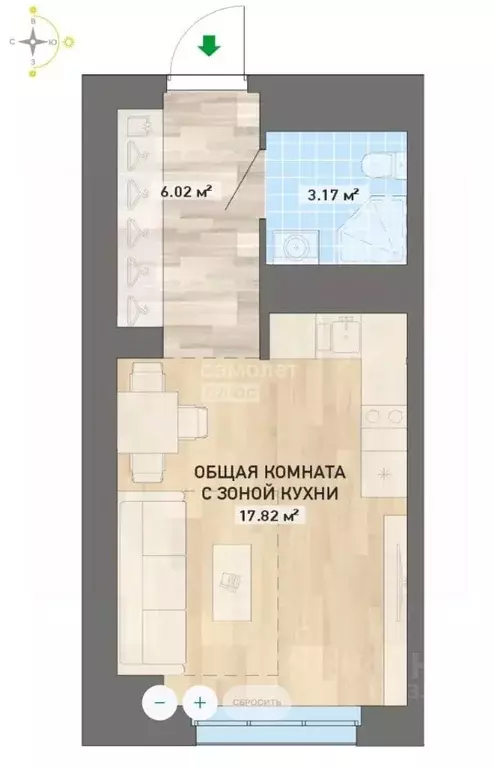 Студия Свердловская область, Екатеринбург ул. Николая Кичигина, 7/3 ... - Фото 2