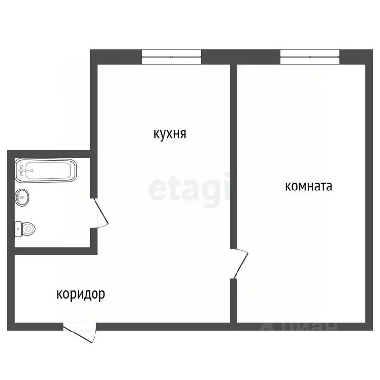 1-к кв. Ставропольский край, Георгиевск ул. Мира (18.0 м) - Фото 2