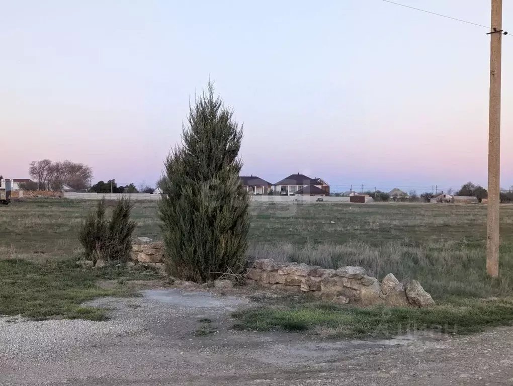 Участок в Крым, Черноморский район, Окуневское с/пос, с. Знаменское  ... - Фото 1