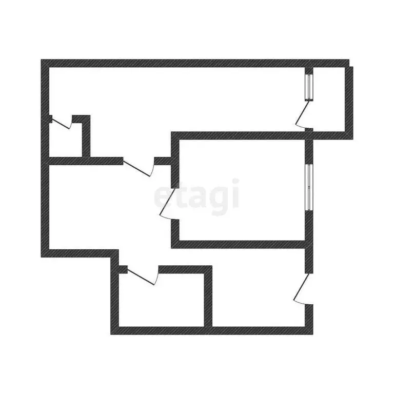 2-комнатная квартира: Бийск, улица Петра Чайковского, 118 (41.2 м) - Фото 1