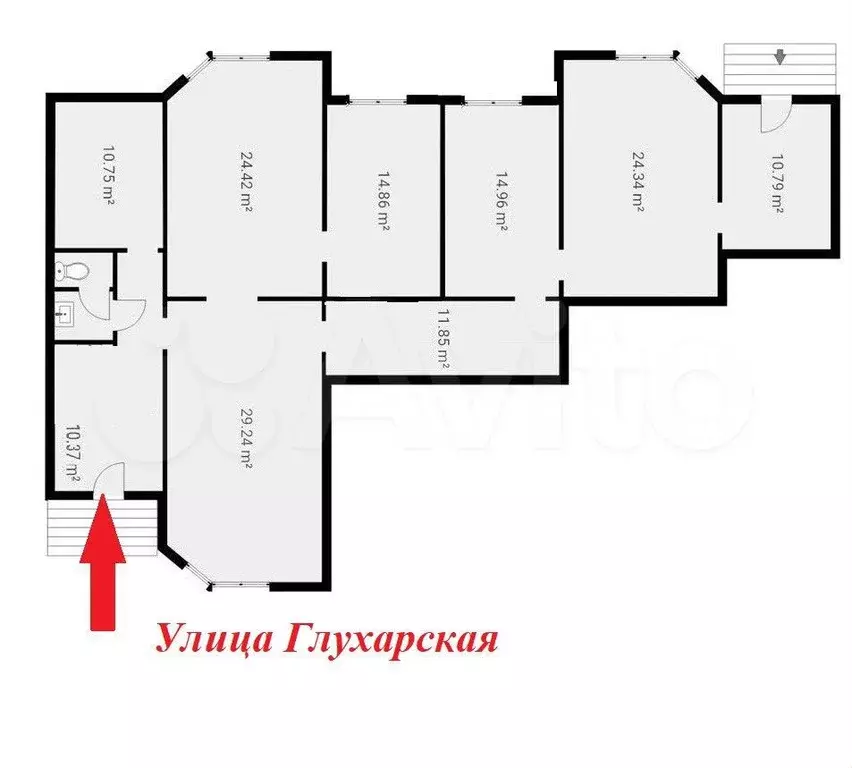 Активный перекресток улиц, 157 метров - Фото 0