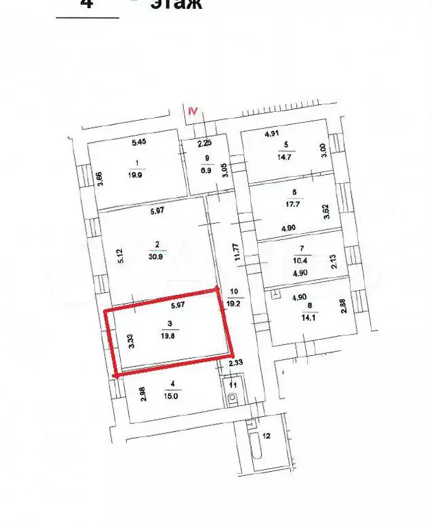 Офис, 19.8 м - Фото 0