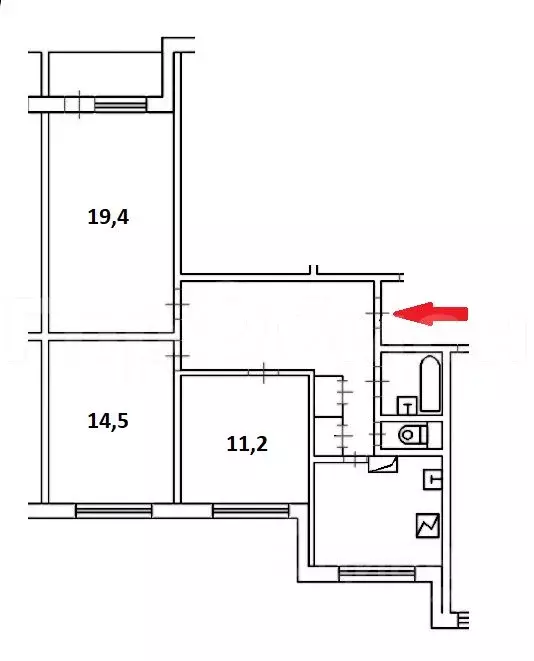 3-к кв. Москва ул. Крылатские Холмы, 30К7 (77.5 м) - Фото 1