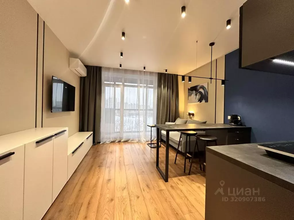 Студия Санкт-Петербург Октябрьская наб., 86К2 (25.0 м) - Фото 1