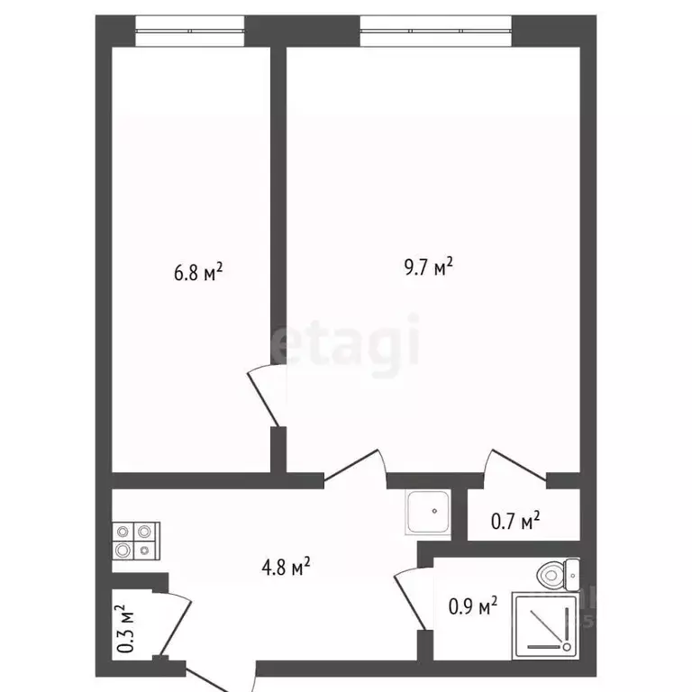 Студия Нижегородская область, Нижний Новгород ул. Усиевича, 15А (23.7 ... - Фото 2