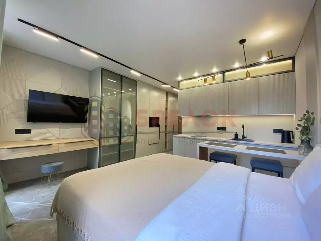 Студия Ростовская область, Ростов-на-Дону ул. Нансена, 109/5 (30.0 м) - Фото 1