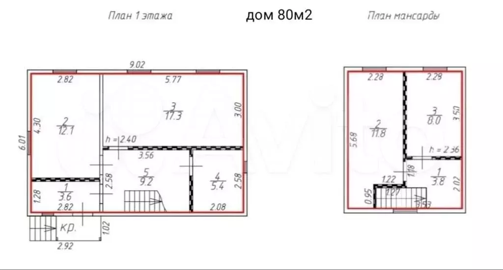 Дом 82 м на участке 6 сот. - Фото 0