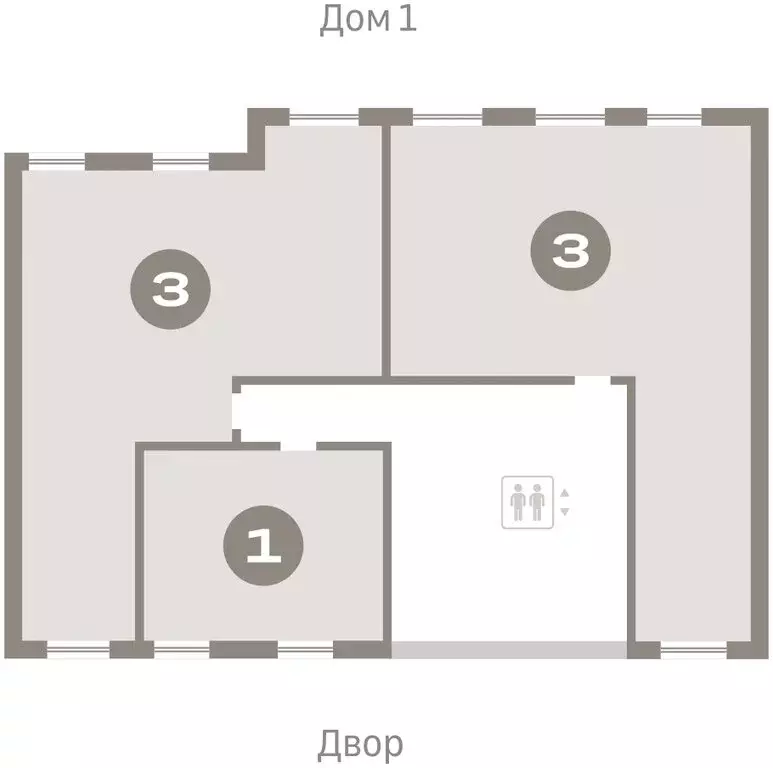 3-комнатная квартира: Тюмень, Мысовская улица, 26к2 (89.23 м) - Фото 1