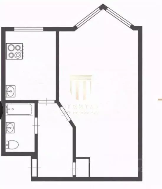 1-к кв. Санкт-Петербург, Санкт-Петербург, Пушкин бул. Алексея ... - Фото 2