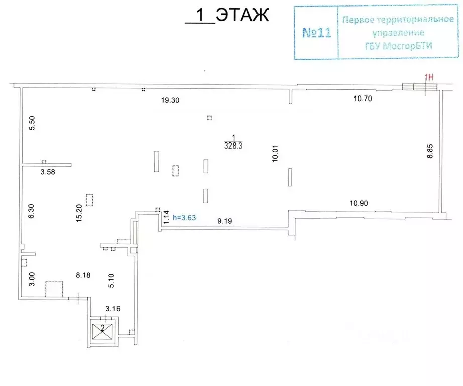 Торговая площадь в Москва 4-й Верхний Михайловский проезд, 1 (372 м) - Фото 2