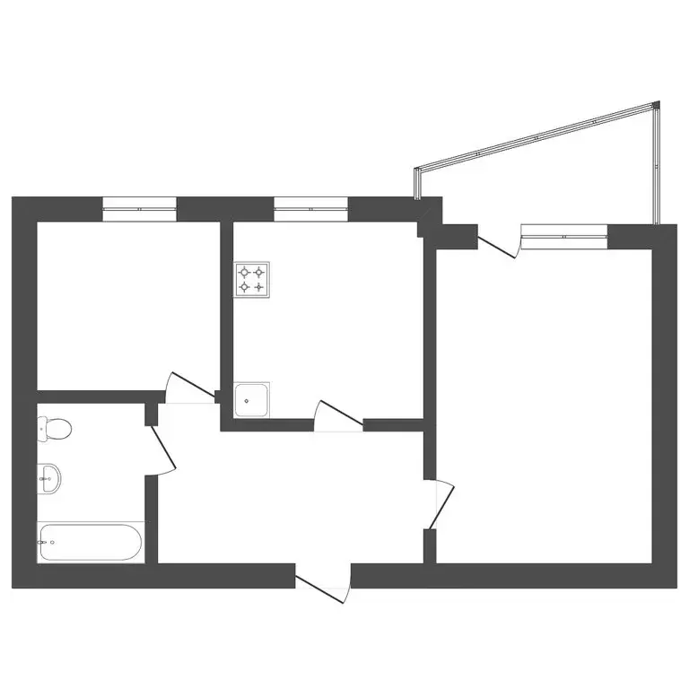 2-комнатная квартира: Пермь, Уинская улица, 13 (51.3 м) - Фото 0