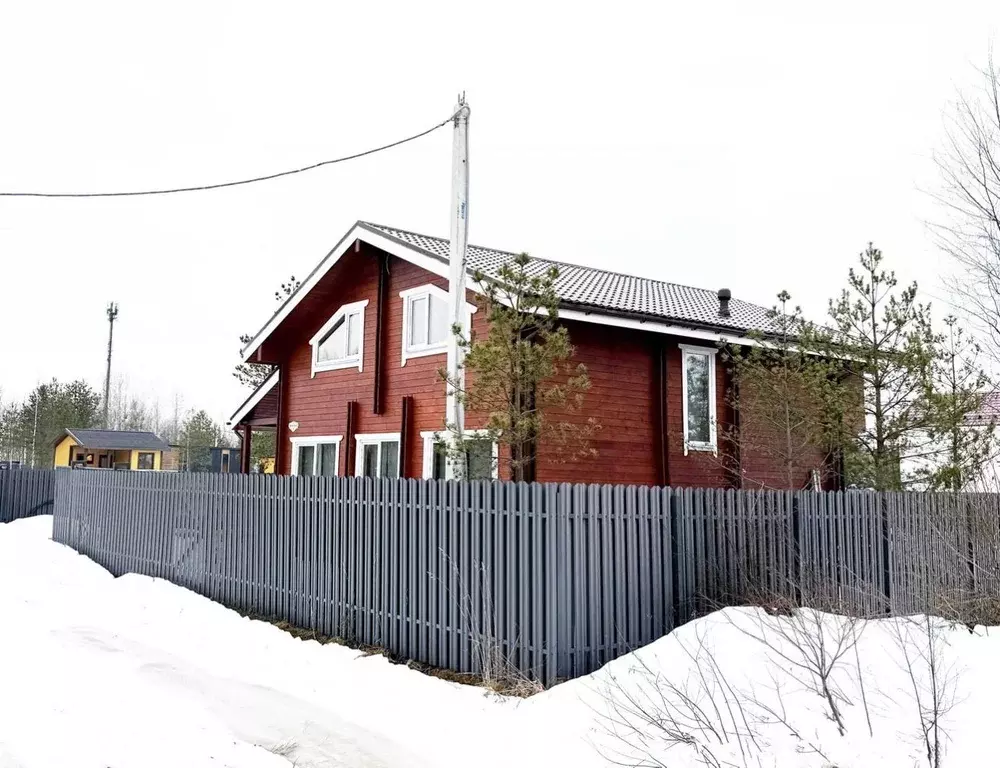 Коттедж в Ленинградская область, Всеволожский район, Рахьинское ... - Фото 1