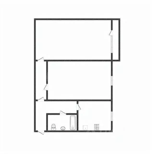 2-к кв. Костромская область, Нерехта ул. Глазова, 3 (50.3 м) - Фото 1