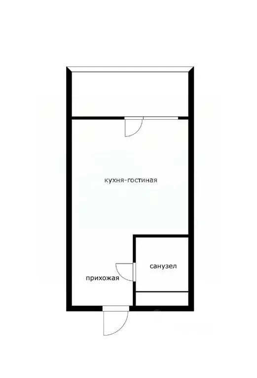 Студия Краснодарский край, Сочи Бытха мкр, ул. Ясногорская, 16/2к1 ... - Фото 1