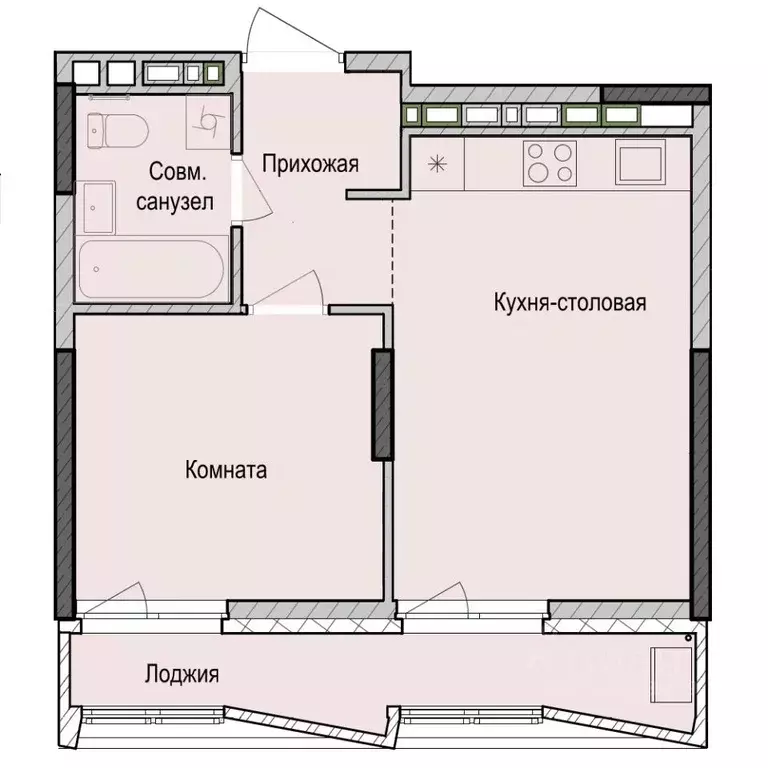 1-к кв. Татарстан, Казань Седьмое Небо жилрайон, Унай жилой комплекс ... - Фото 0