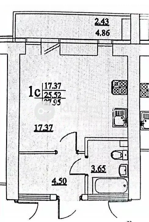 Студия Татарстан, Казань Даурская ул., 48В (30.0 м) - Фото 2
