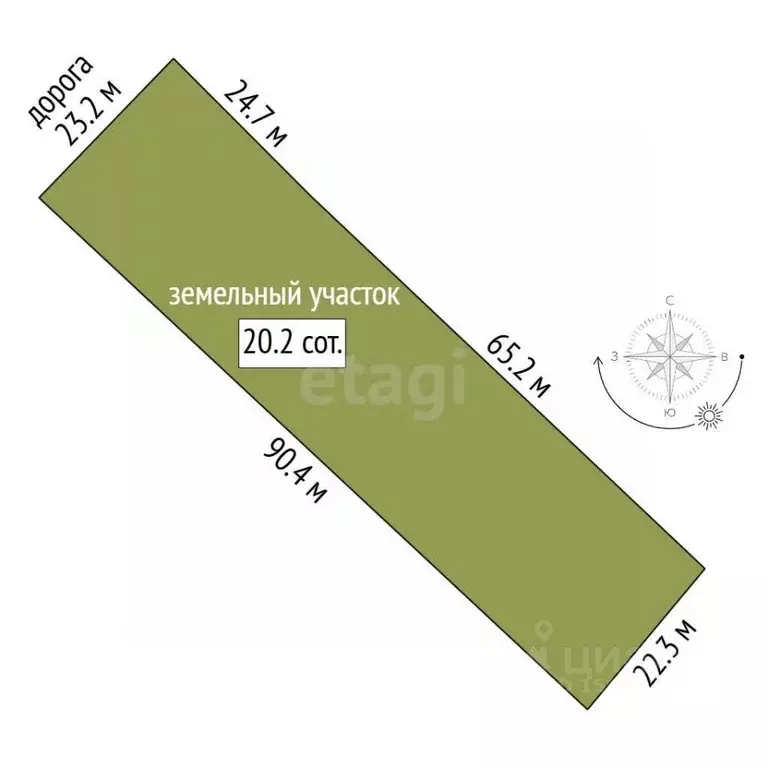 Участок в Владимирская область, Муром д. Березовка, ул. Плодовая (20.0 ... - Фото 2