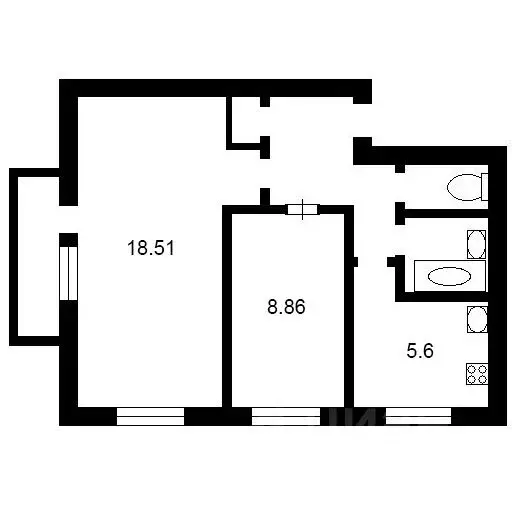2-к кв. Санкт-Петербург, Санкт-Петербург, Петергоф ул. Жарновецкого, 2 ... - Фото 2