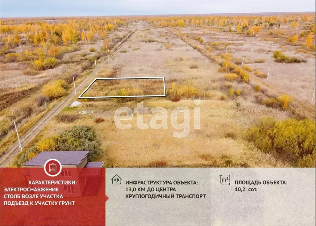 Участок в Тюменская область, Тюмень Садовое товарищество Липовый ... - Фото 1