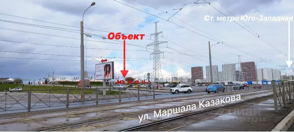 Помещение свободного назначения в Санкт-Петербург ул. Маршала ... - Фото 1