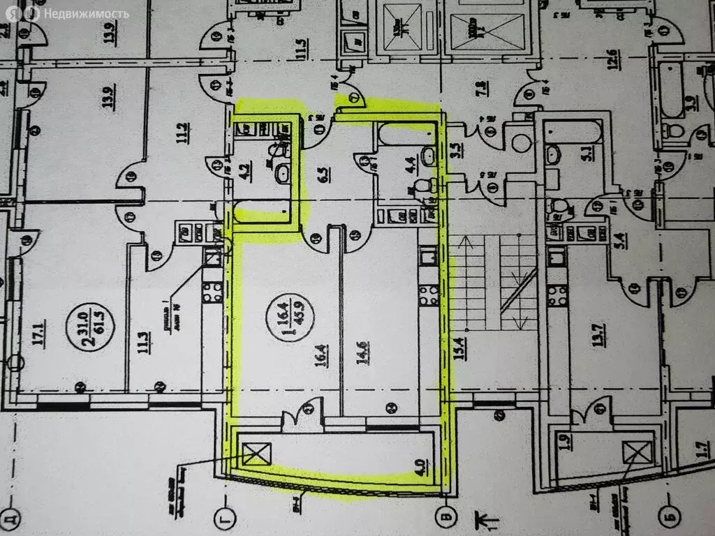 1-комнатная квартира: Ивантеевка, Хлебозаводская улица, 28к2 (41.7 м) - Фото 2