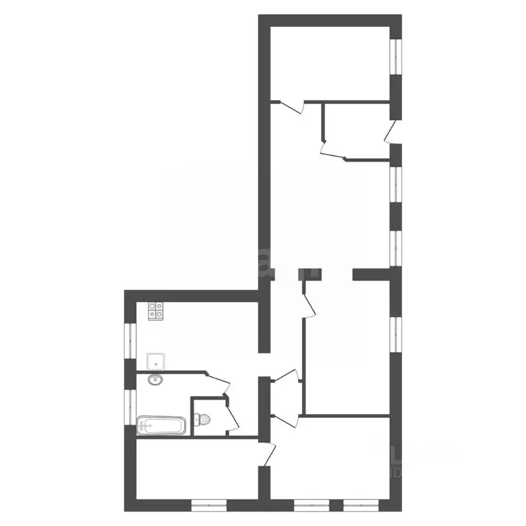 4-к кв. Тульская область, Тула Гоголевская ул., 76 (120.0 м) - Фото 2