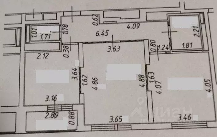2-к кв. Москва 3-я Владимирская ул., 23 (58.4 м) - Фото 2