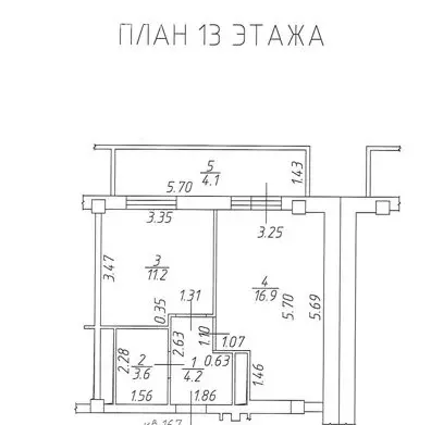 1-комнатная квартира: Набережные Челны, улица Раскольникова, 9 (40 м) - Фото 0