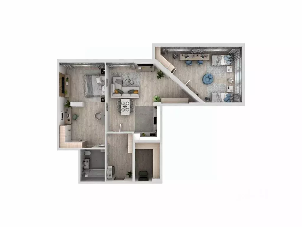 3-к кв. Челябинская область, Миасс Комарово мкр,  (79.88 м) - Фото 0