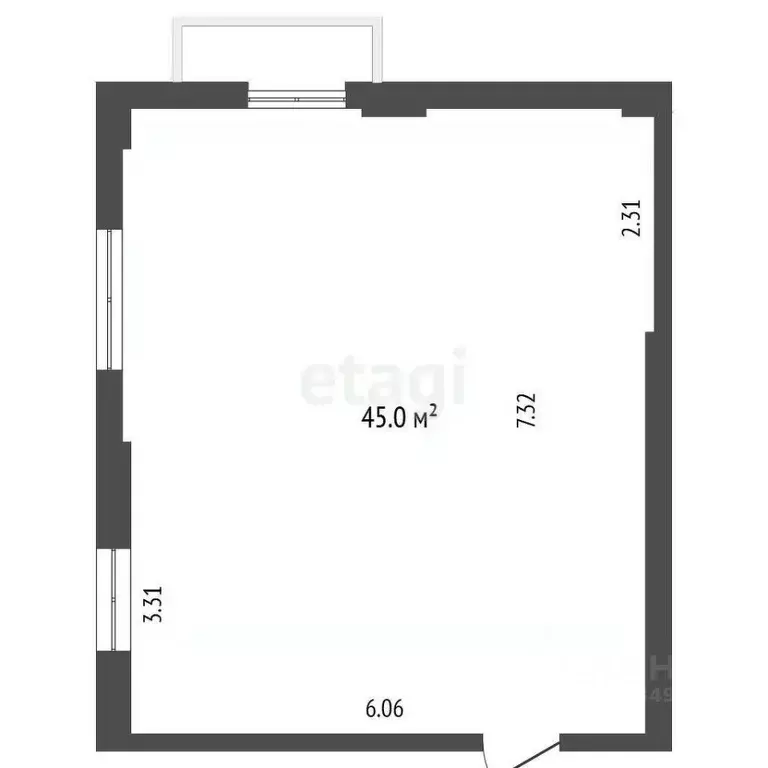 Студия Краснодарский край, Геленджик Советская ул., 77 (45.0 м) - Фото 1