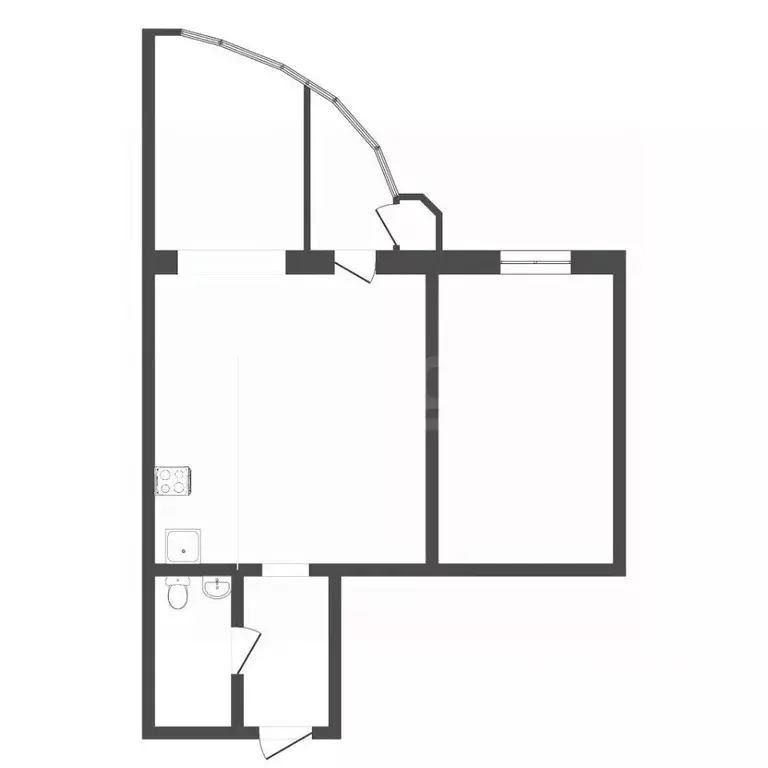 2-к кв. Крым, Симферополь ул. Ростовская (61.65 м) - Фото 1