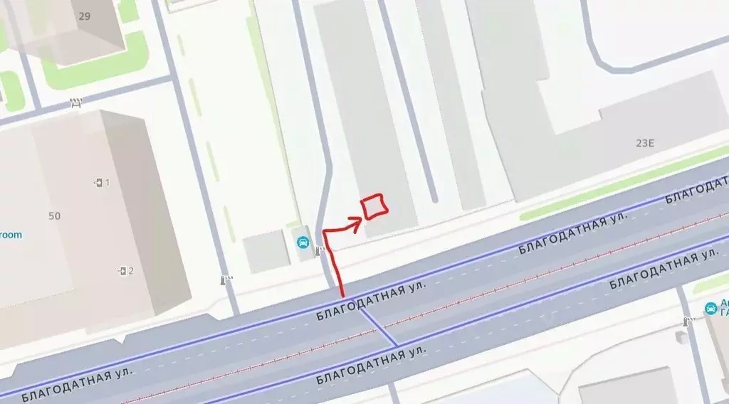 Гараж в Санкт-Петербург Благодатная ул. (19 м) - Фото 1