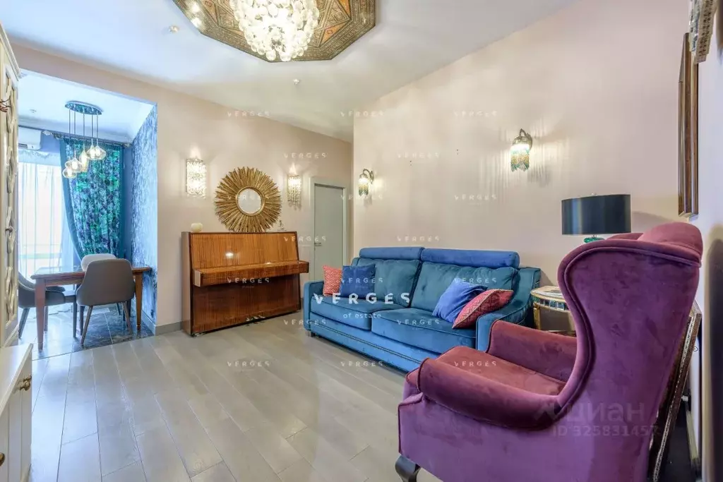 3-к кв. Москва Нежинская ул., 1к4 (82.0 м) - Фото 1