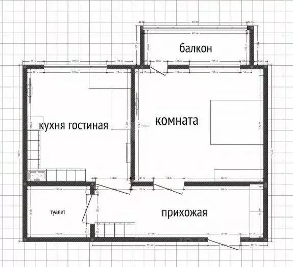 1-к кв. Татарстан, Казань ул. Четаева, 10 (43.2 м) - Фото 1
