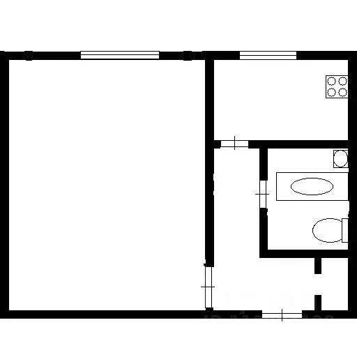 1-к кв. Новосибирская область, Новосибирск Каменская ул., 84В (31.0 м) - Фото 1