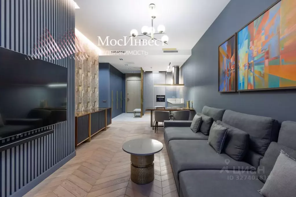 2-к кв. Москва 1-й Красногвардейский проезд, 22с1 (67.3 м) - Фото 2